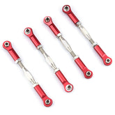 4Pcs RC Car Turnbuckles Steering Linkage Pull Rod for 1/10 Traxxas Slash 4x4